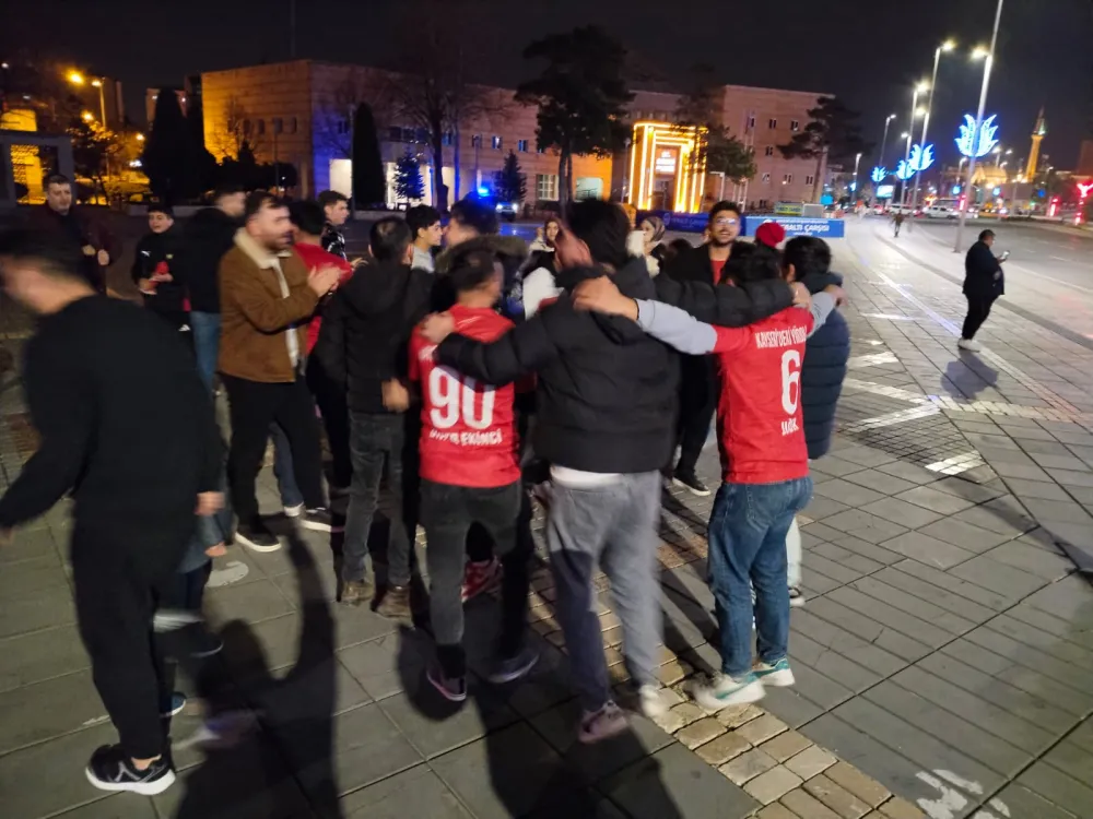 Kayseri'de Dünya Kupası coşkusu