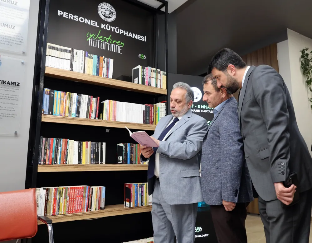 Talas Belediyesi’nden “İyileştiren Kütüphane” hediyesi 