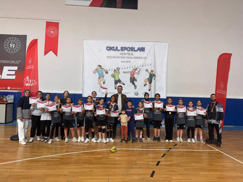 Okul Sporları Hentbol Küçükler yarı final birinciliği müsabakaları tamamlandı