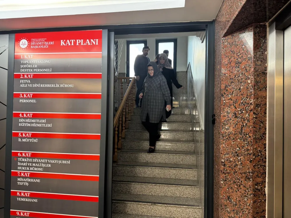 İl Müftülüğü’nde yangın tatbikatı