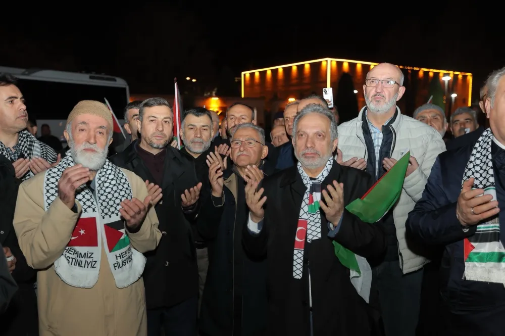 Kayseri’de “Filistin’i Unutma Yürüyüşü” düzenlendi