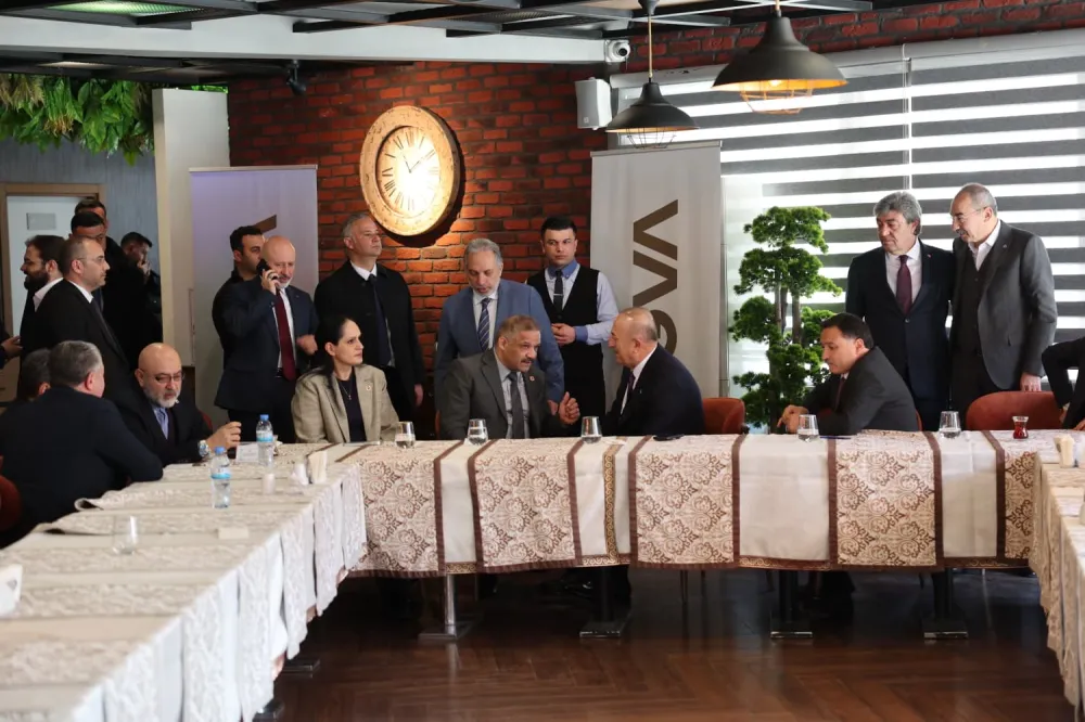 AKİB Genel Başkanı Ali Hızar, Mevlüt Çavuşoğlu ile Avrupa’daki Türklerin sorunlarını görüştü