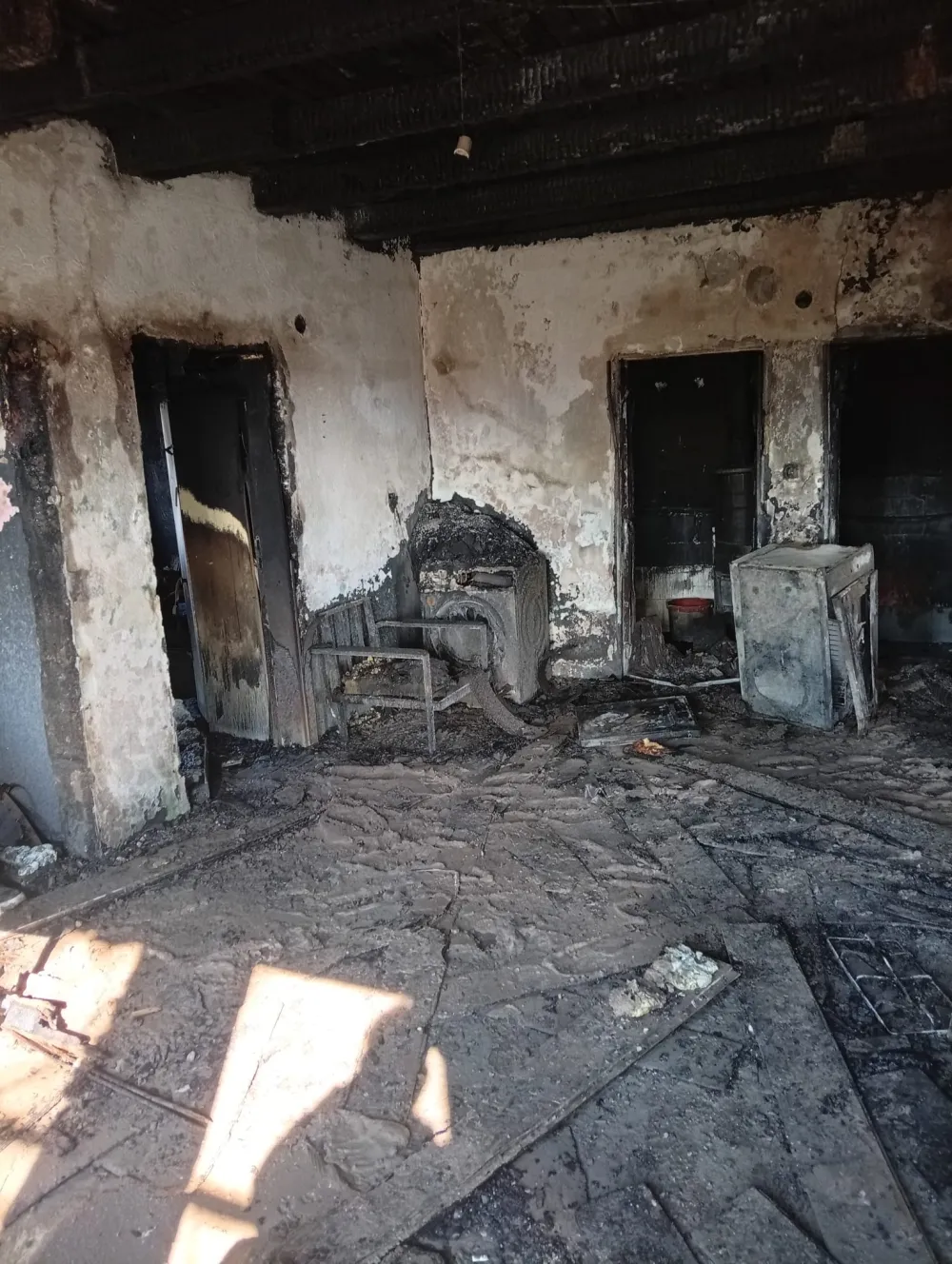 Kayseri’de müstakil evde yangın