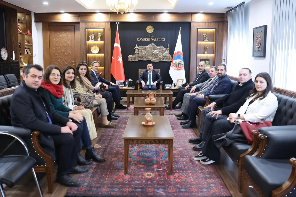 Belçika’nın Ankara Büyükelçisi Velde’den Vali Çiçek’e ziyaret