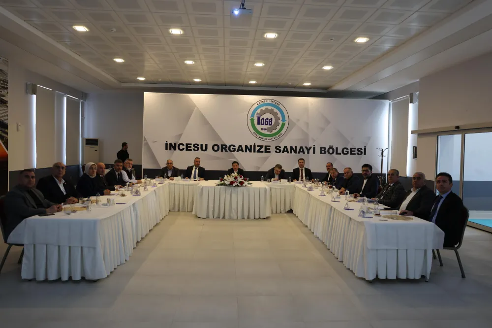 Vali Gökmen Çiçek Başkanlığında İncesu OSB’de toplantı