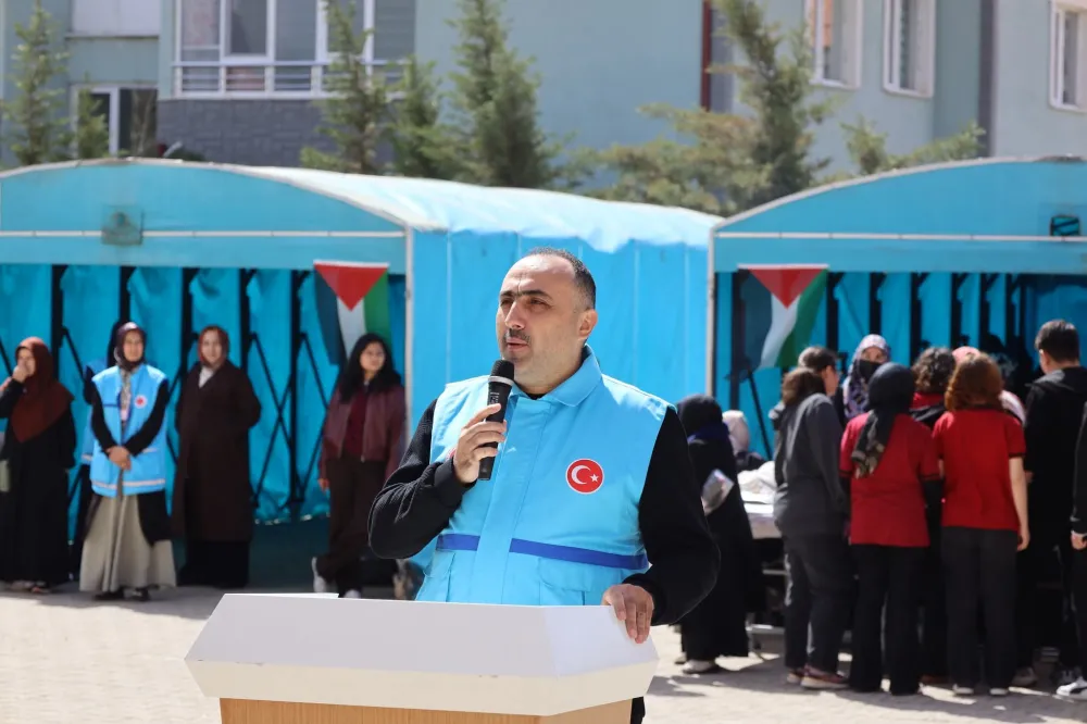 Yahyalı’da Filistin’e destek kermesi 