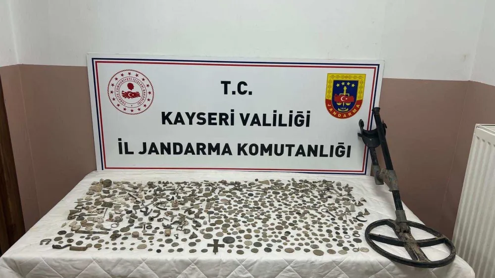 Kayseri’de tarihi eser operasyonu: 1 gözaltı