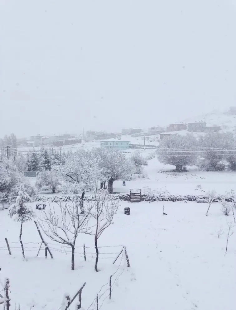 3 ilçede kar yağışı etkili oldu