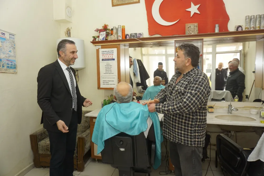 Saadet Partisi’nden Sarıoğlan Çiftlik’te Esnaf Ziyareti