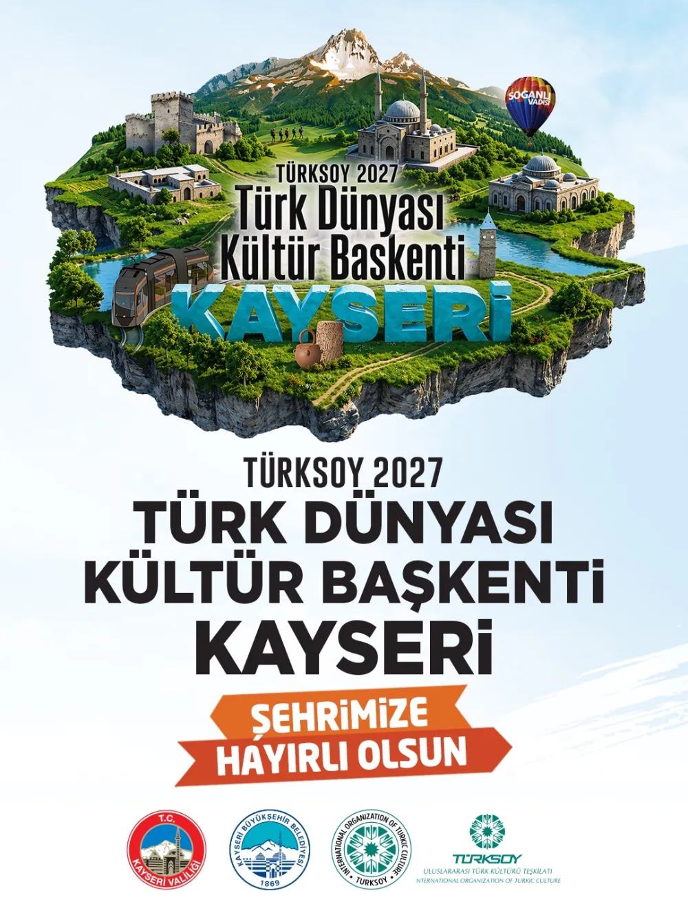 Kayseri, 2027 Türk Dünyası Kültür Başkenti oldu