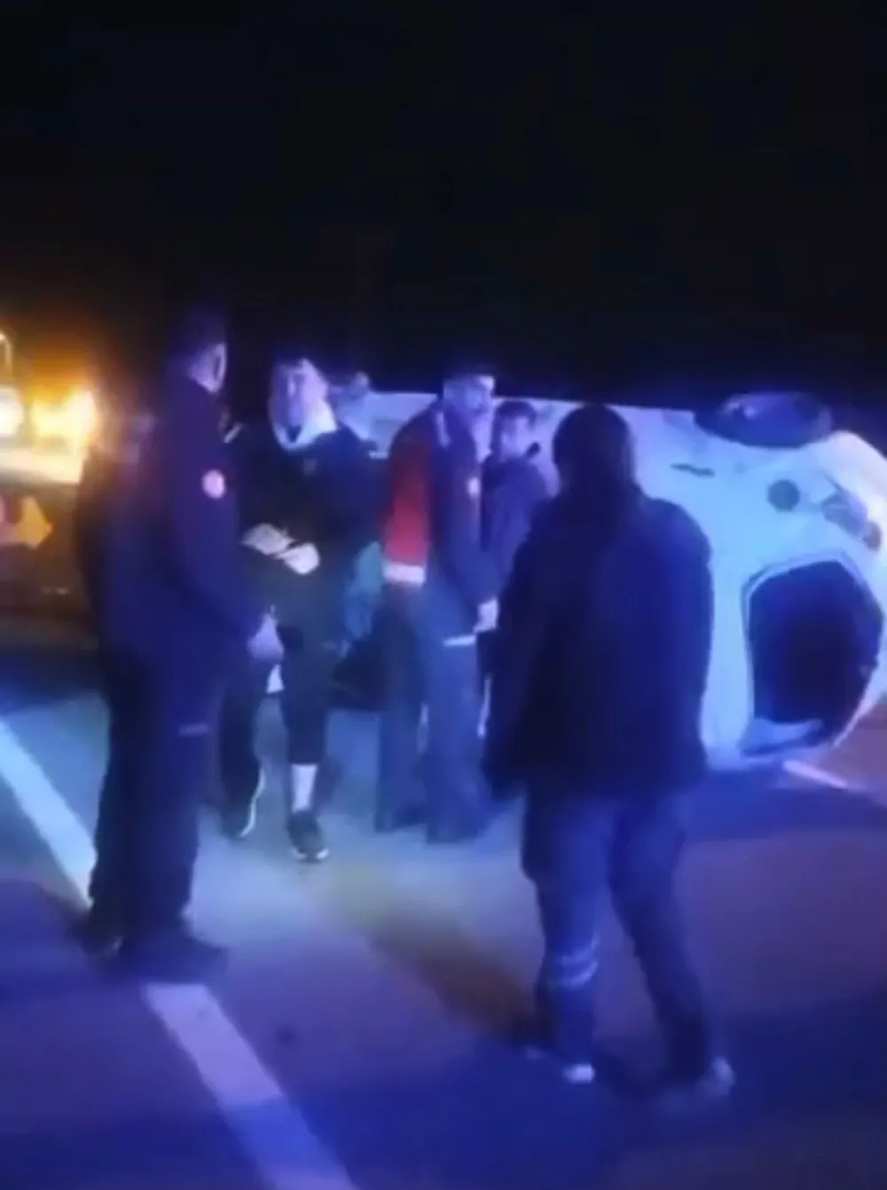 Kayseri’de otomobil devrildi: 1 yaralı