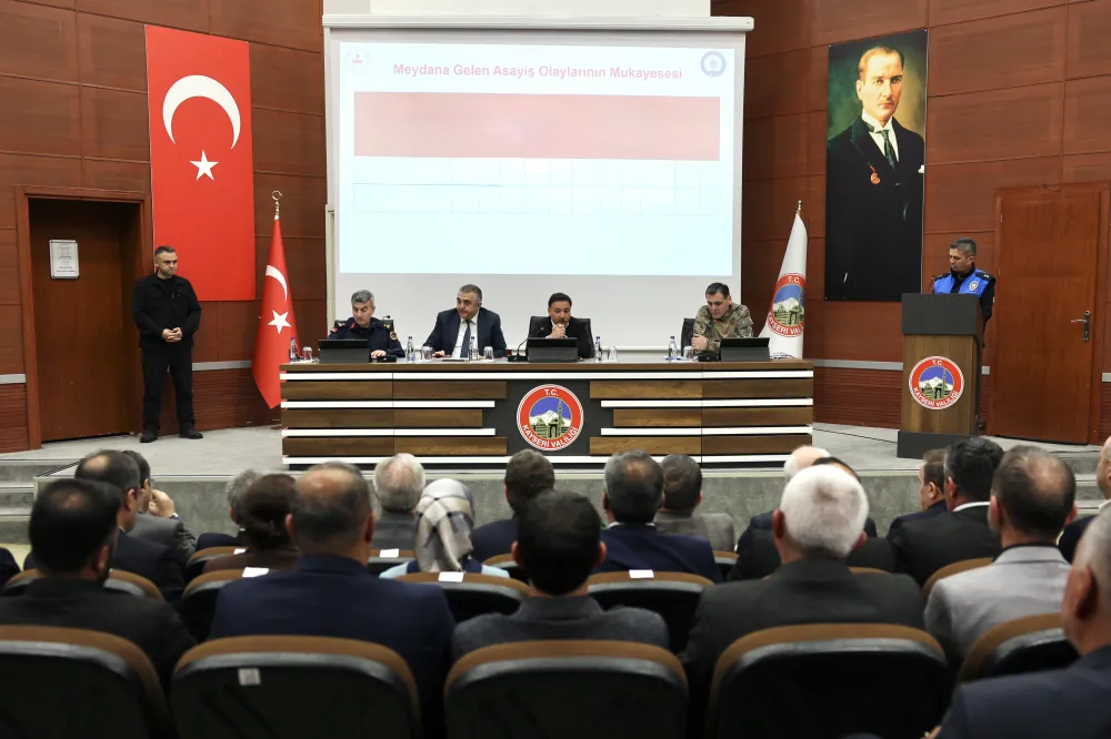 Kent Güvenlik Danışma Kurulu Vali Çiçek Başkanlığında Toplandı