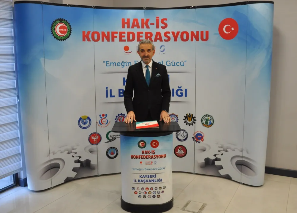 HAK-İŞ Konfederasyonu İl Başkanı Navruz’dan 1 Mayıs mesajı